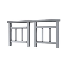 铝型材规格：阳台扶手 B